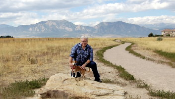 Louisville Davidson Mesa Open Space Dog Park - Dick and Jack