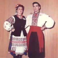 Dick and Patti Oakes, 1961, Ukrainian costume