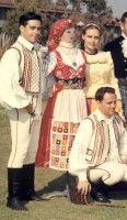Dick Oakes and some Gandy Dancers, 1965, Hungarian costume