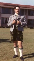 Dick Oakes, 1966, Bavarian costume
