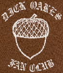 CLICK for a larger scan of a much-washed Dick Oakes Fan Club T-shirt