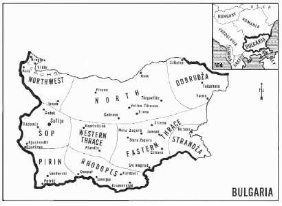 Bulgaria Ethnographic Regions by Dick Oakes